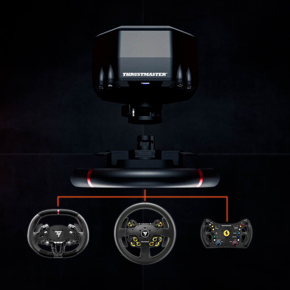 Thrustmaster T598, Direct Axial Drive Force Feedback Racing Wheel for PS5, PS4, PC - SCALABLE METAL PEDAL SET