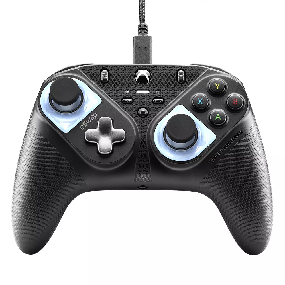 ESWAP S PRO CONTROLLER WHITE CRYSTAL LED | Thrustmaster U.S