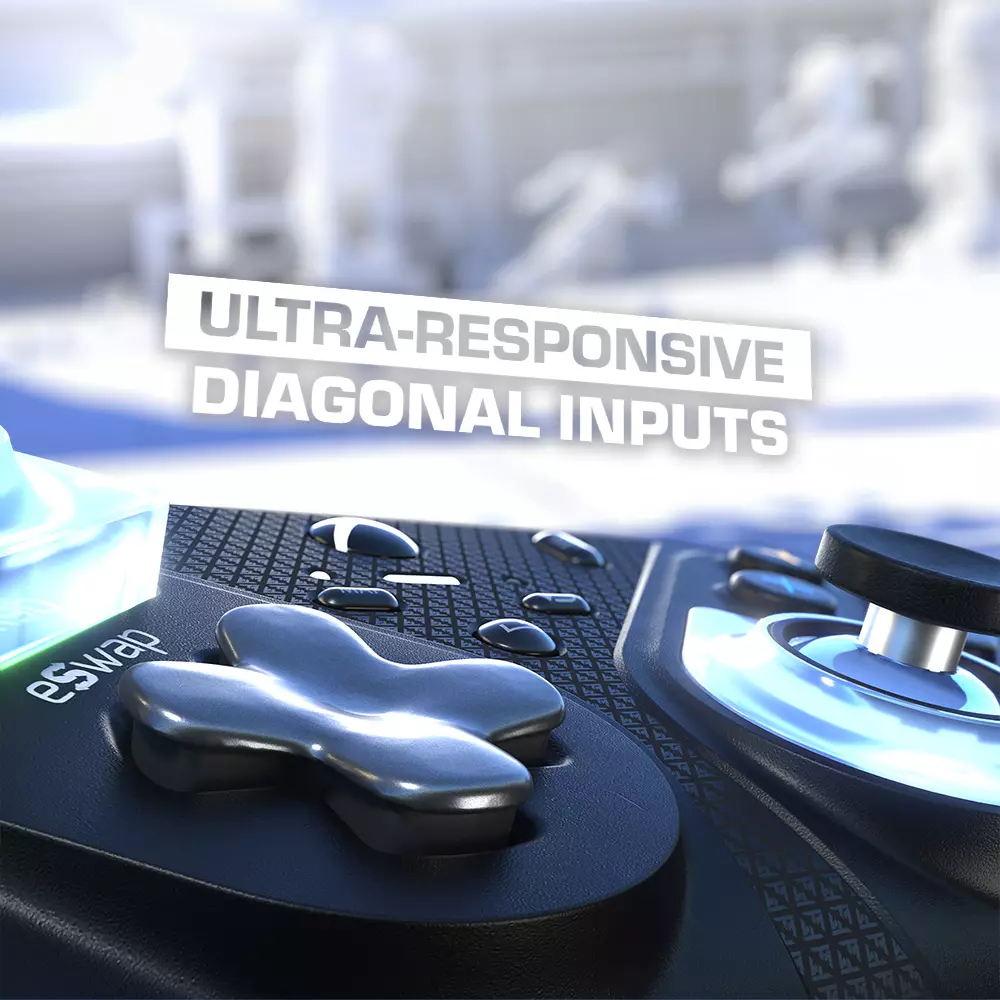 ESWAP S PRO CONTROLLER WHITE CRYSTAL LED | Thrustmaster U.S