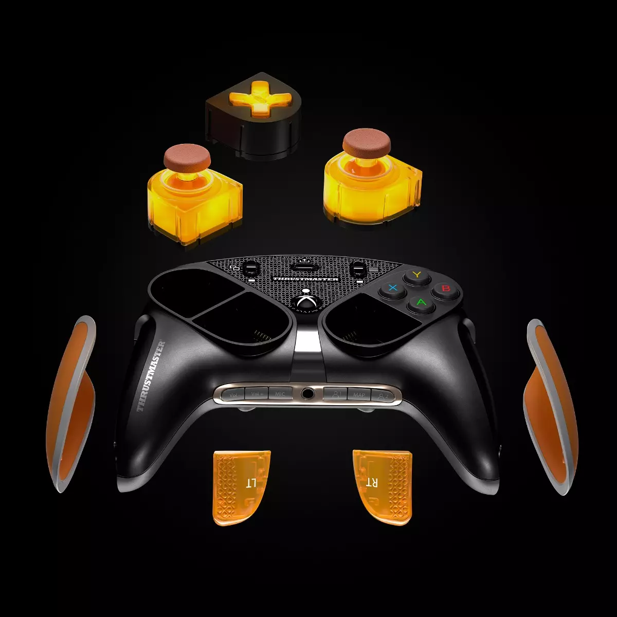 THRUSTMASTER ESWAP PRO CONTROLLER＋おまけ ESWAP X LED ORANGE CRYSTAL PACK