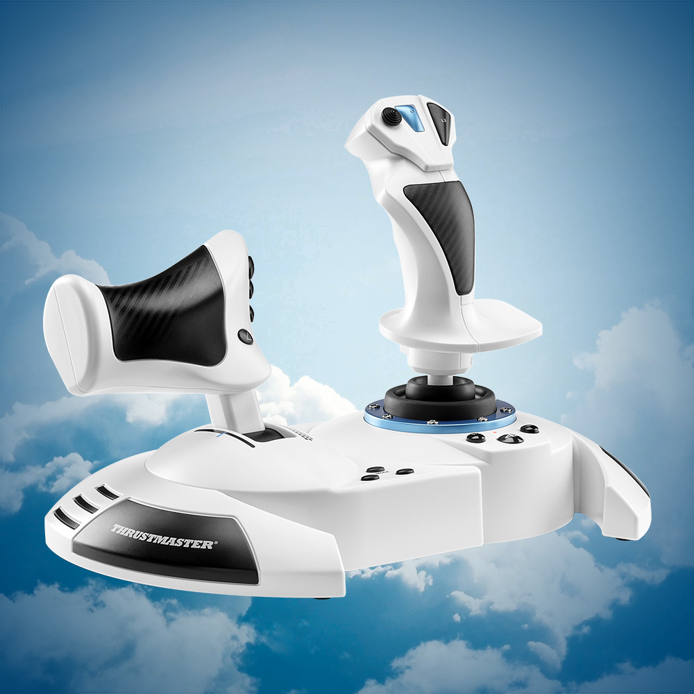 Thrustmaster T.Flight Hotas 5 Microsoft Flight Simulator Edition - Officially-Licensed Microsoft Flight Simulator Flight Joystick - Throttle - Simulation Controller for PS5, PS4, PC - COMPLETE FLIGHT EQUIPMENT