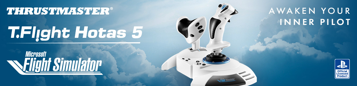 T.Flight Hotas One Microsoft Flight Simulator Art Banner