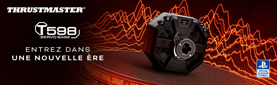 T598 Direct Axial Drive Thrustmaster playstation banner art