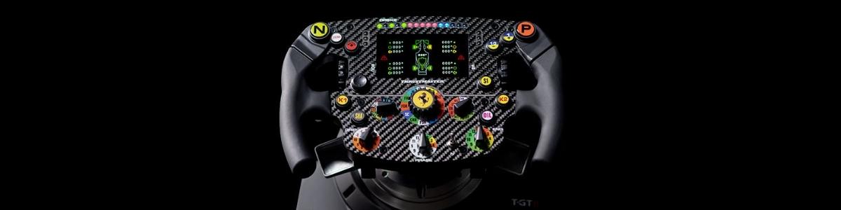 T818 Ferrari SF1000 Simulator: Thrustmaster's direct-drive racing wheel  proudly sporting the Scuderia Ferrari colors - Thrustmaster